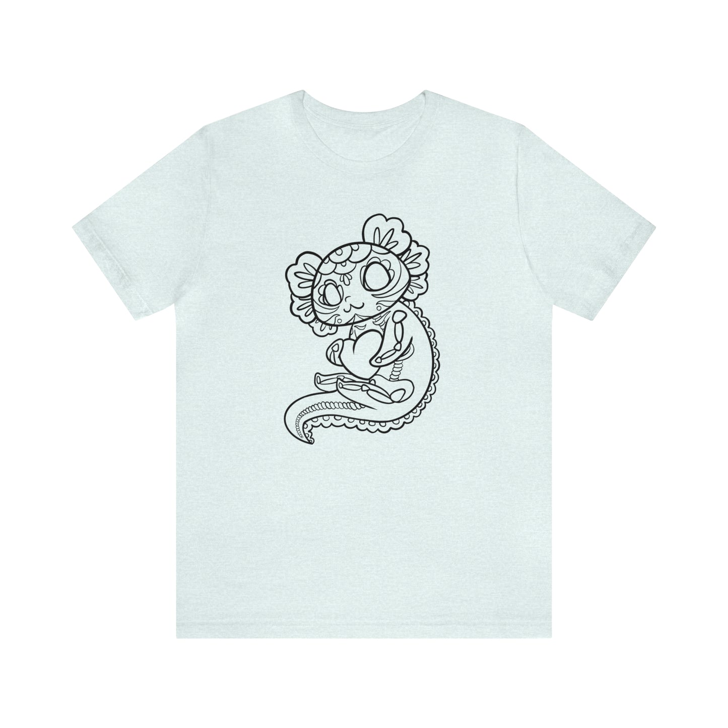 Axolotl Dia de los Muertos Unisex Shirt