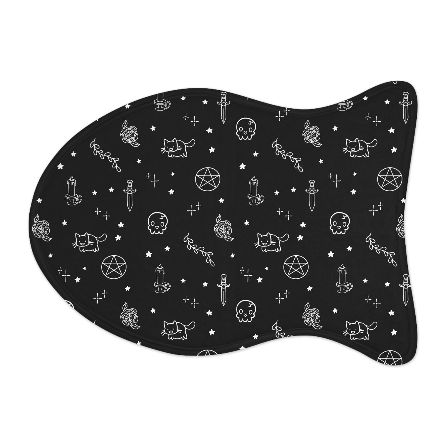 Witchy Pet Feeding Mat