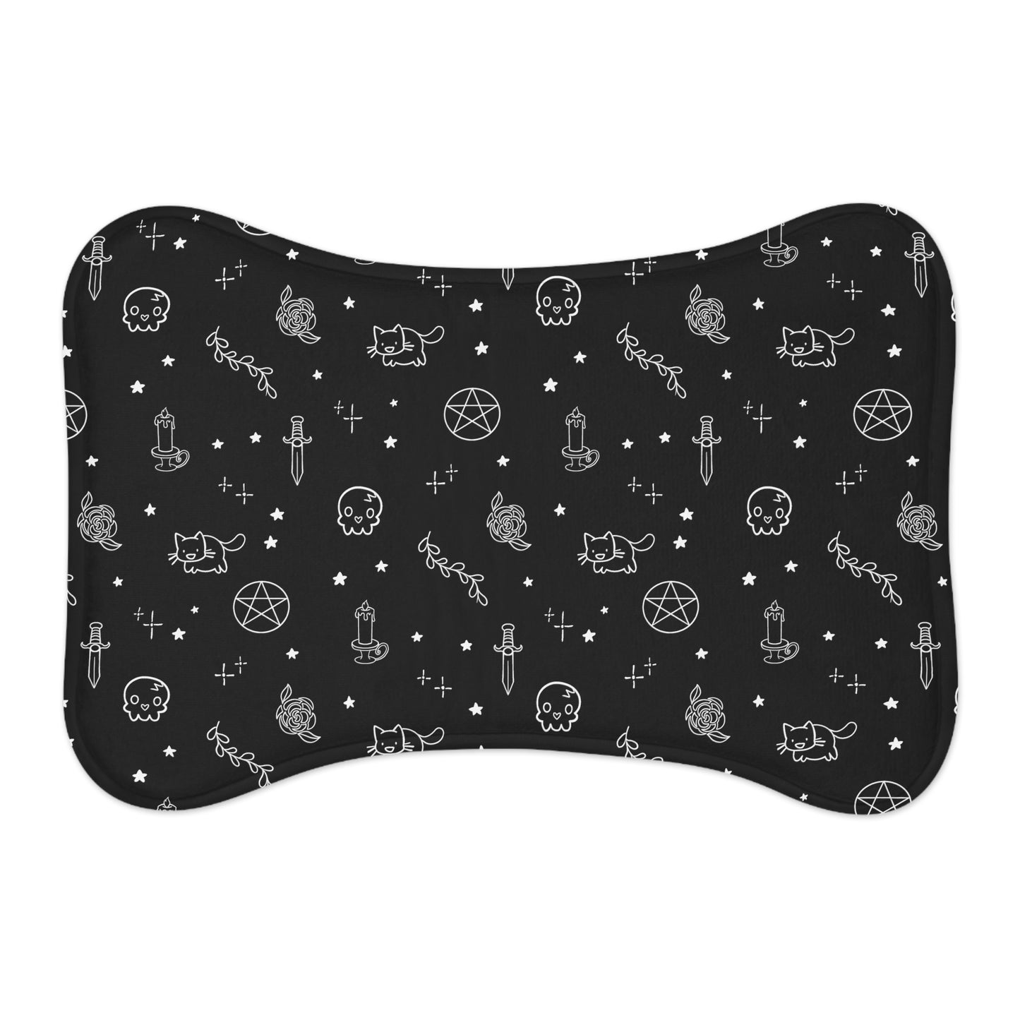 Witchy Pet Feeding Mat