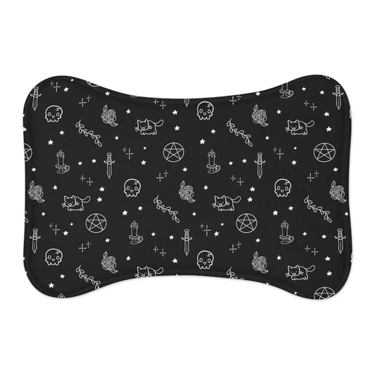 Witchy Pet Feeding Mat