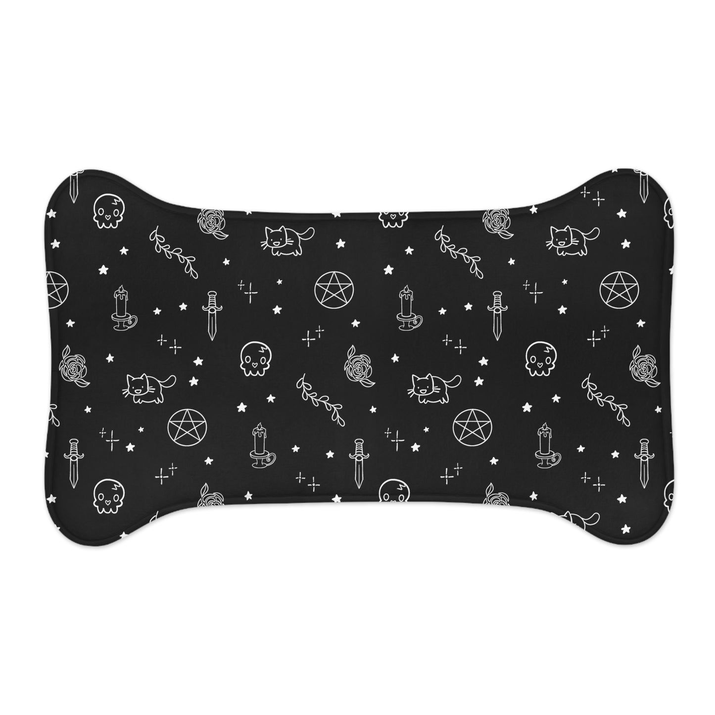 Witchy Pet Feeding Mat