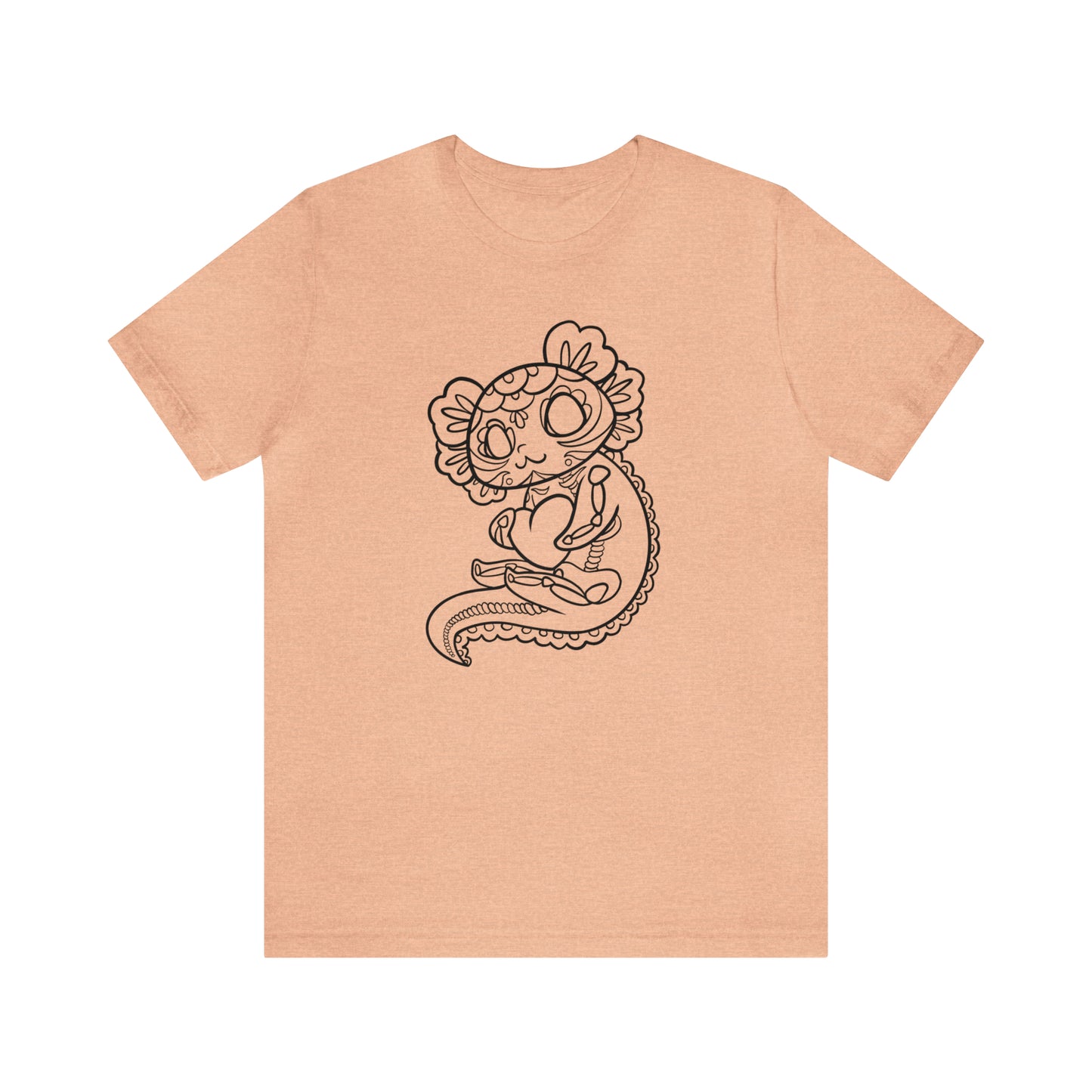 Axolotl Dia de los Muertos Unisex Shirt