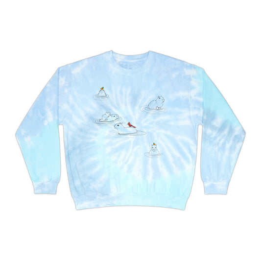 Capybara Tie-Dye Sweatshirt