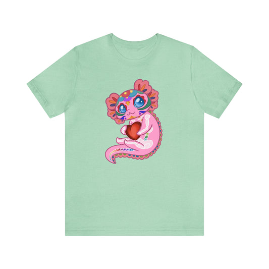 Axolotl Dia de los Muertos Unisex Shirt