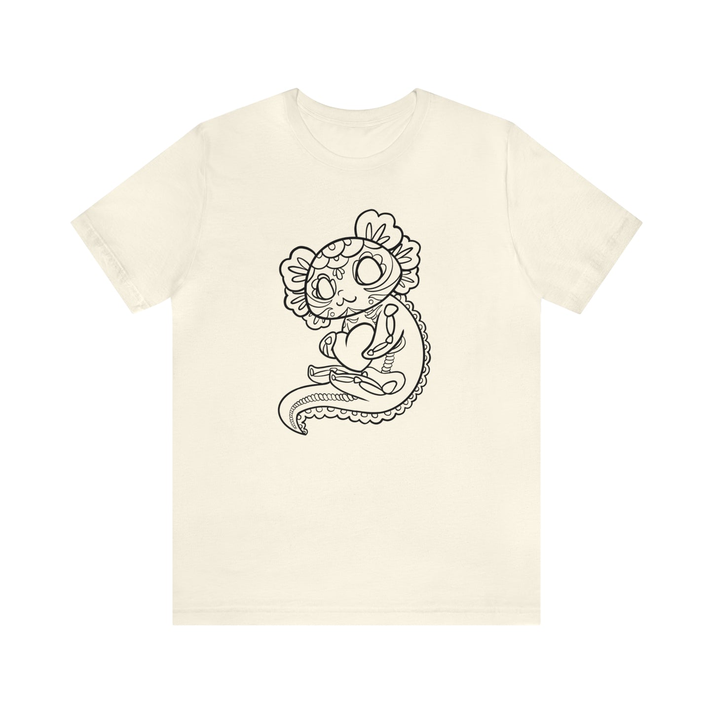 Axolotl Dia de los Muertos Unisex Shirt