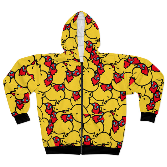 Red ducky Zip Hoodie