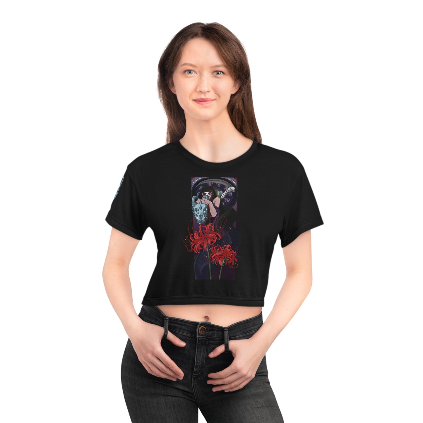 Bas Goddess of Death Crop Tee