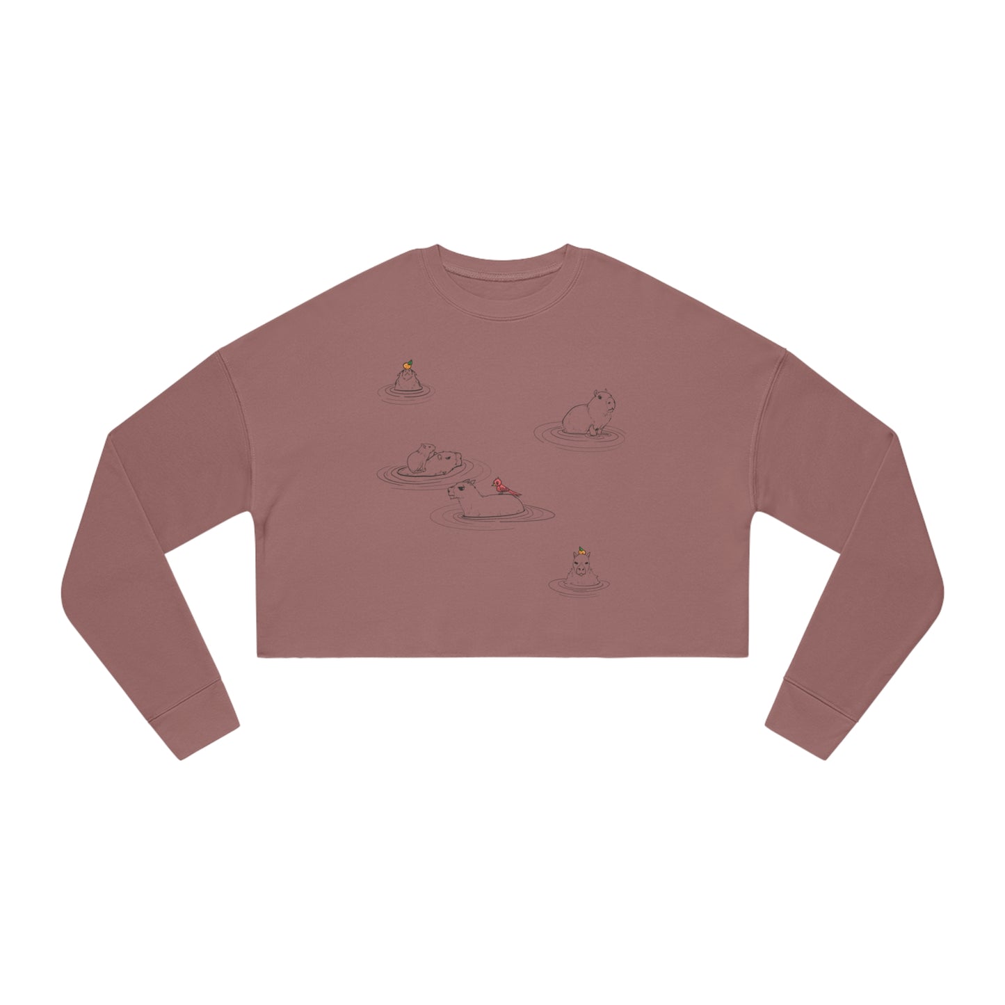 Capybara Cropped Sweatshirt