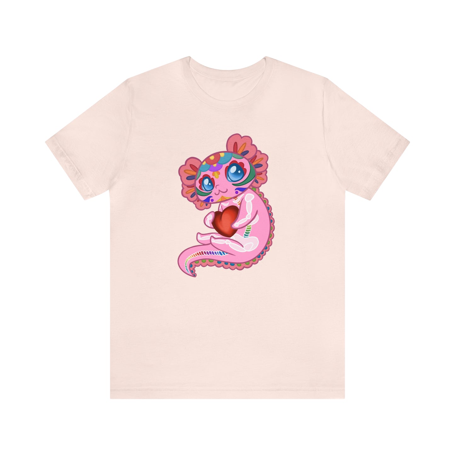 Axolotl Dia de los Muertos Unisex Shirt