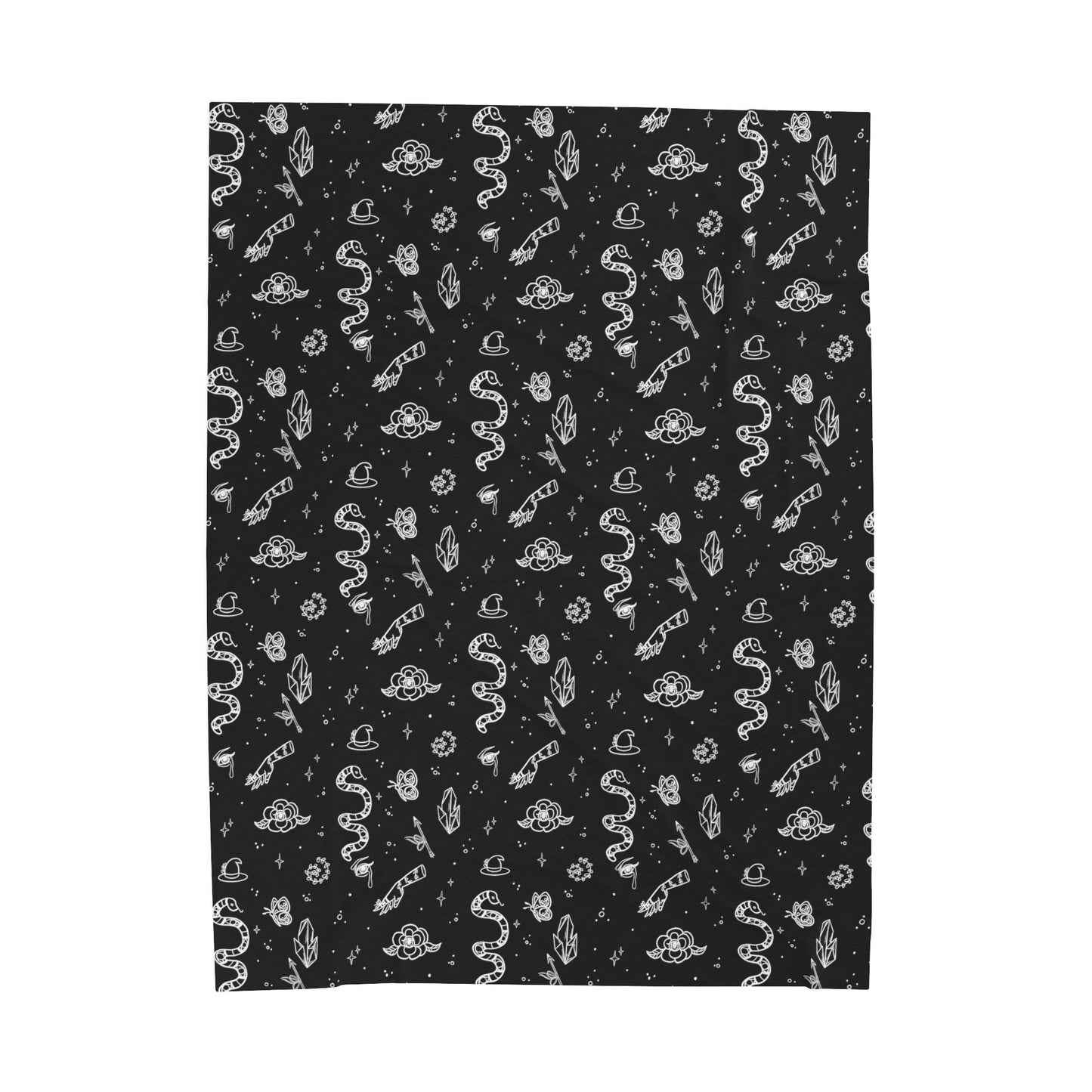 Witchy design two Velveteen Plush Blanket