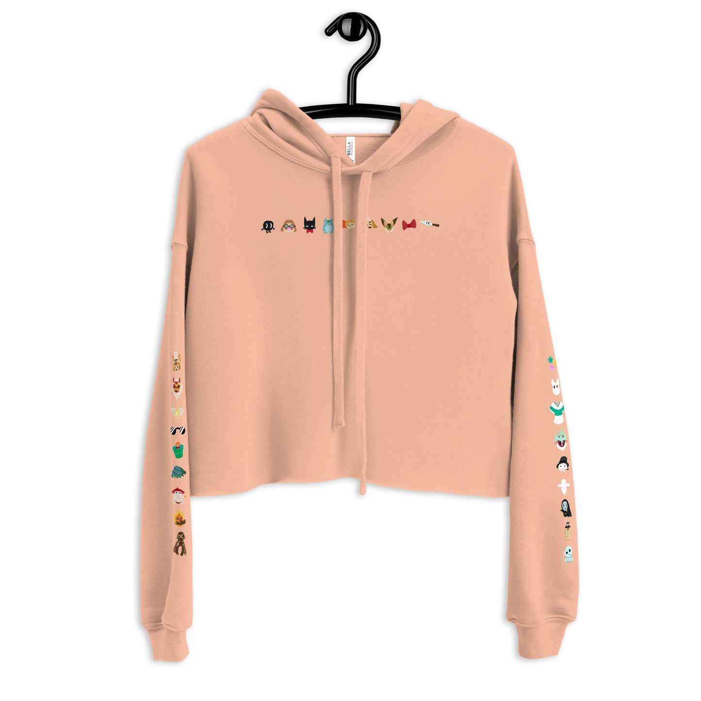 Pop Culture Crop Hoodie