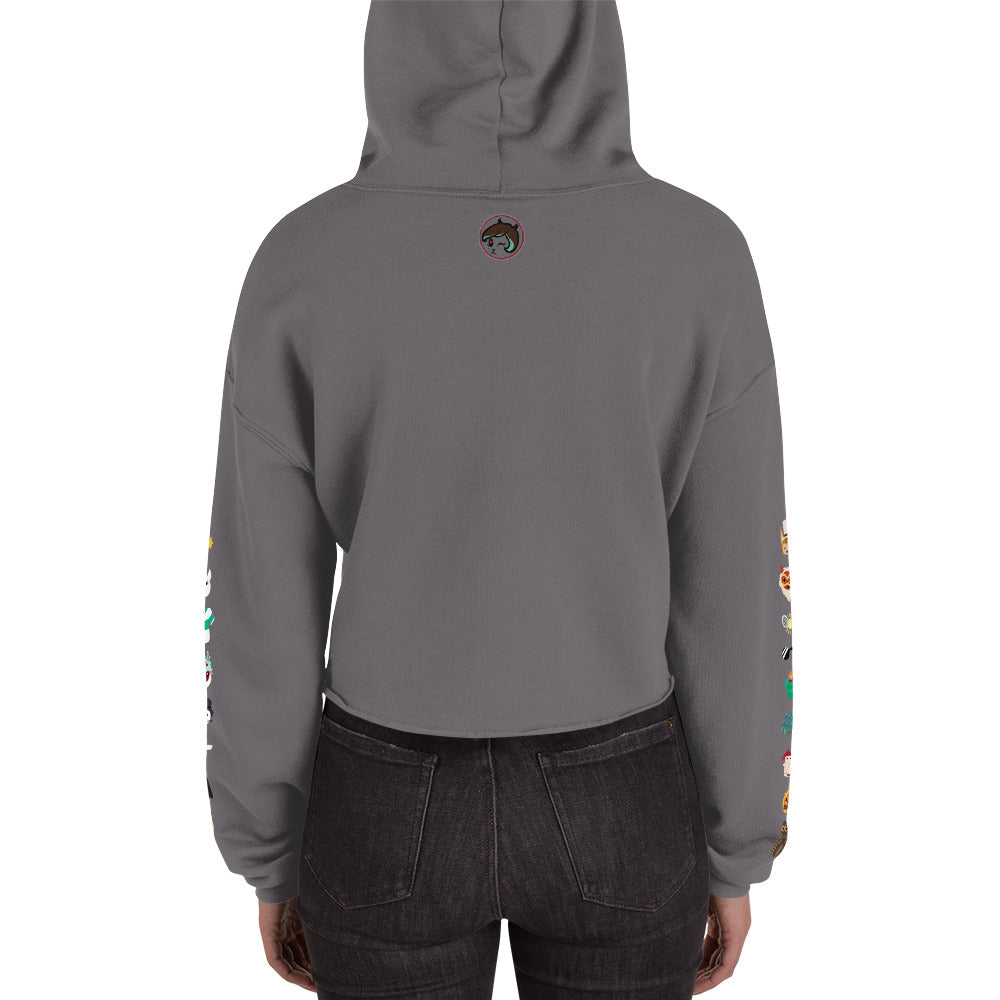 Pop Culture Crop Hoodie