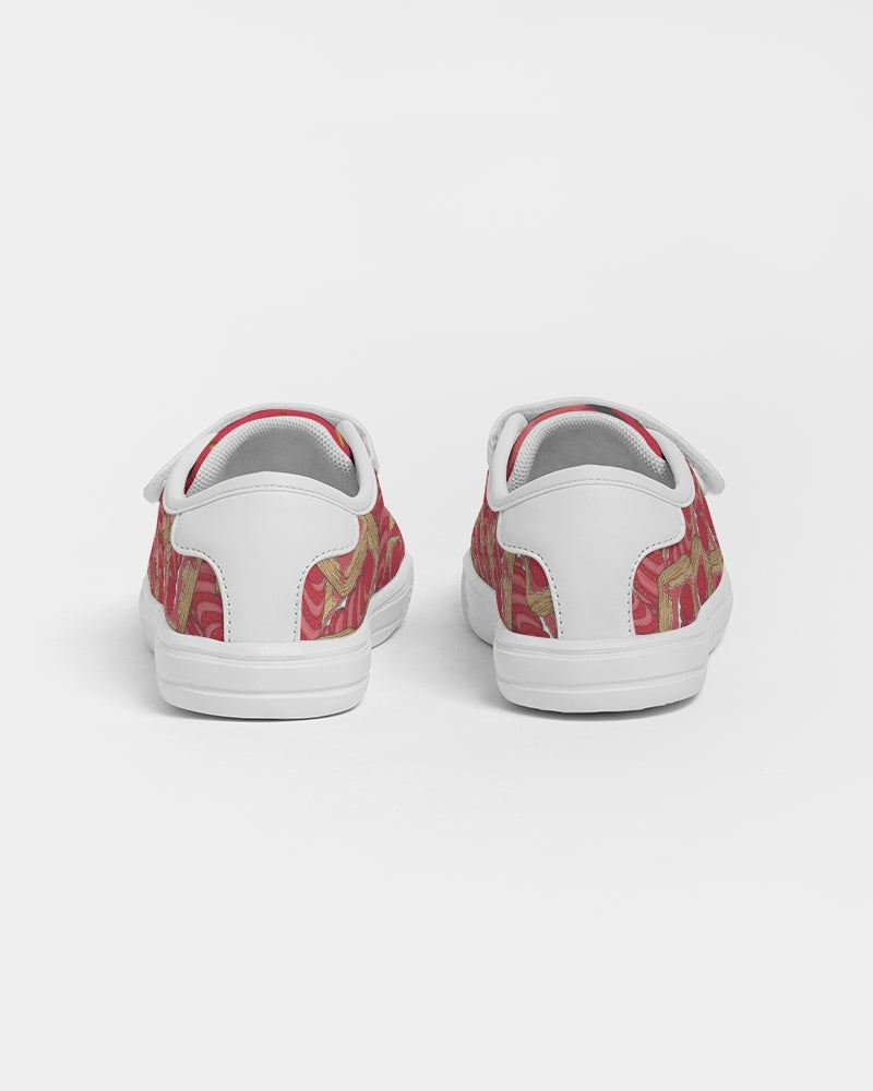 Strawberry Tart Kids Velcro Sneaker