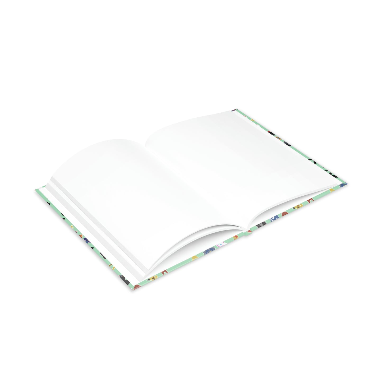 Nerdy AF Hardcover Notebook with Puffy Covers