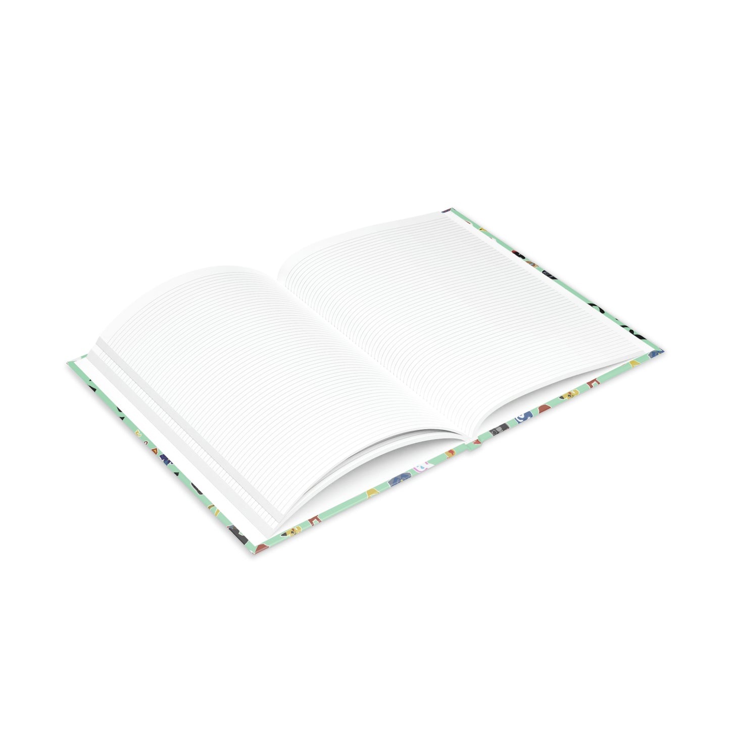 Nerdy AF Hardcover Notebook with Puffy Covers