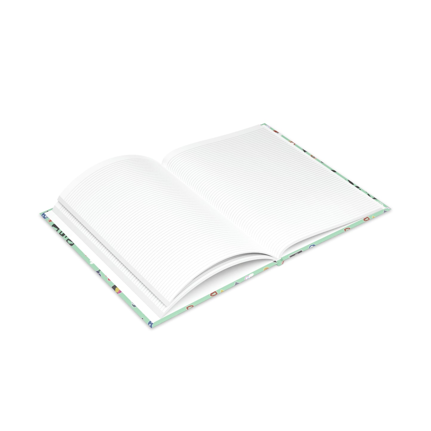 Nerdy AF Hardcover Notebook with Puffy Covers