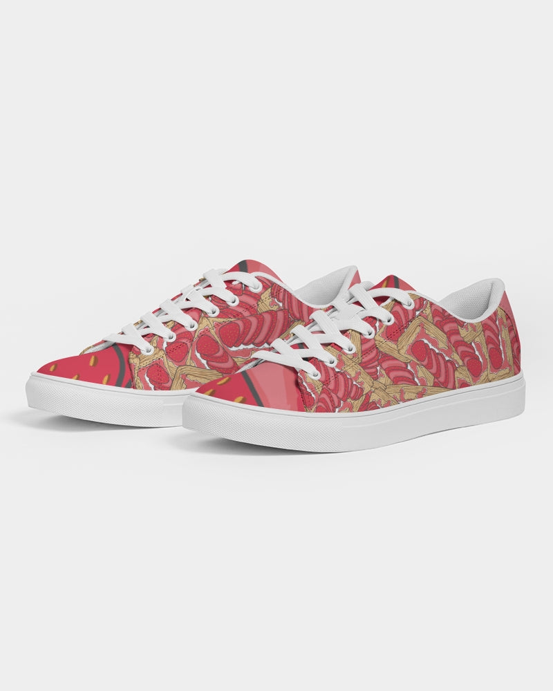 Strawberry Tart Women's Faux-Leather Sneaker