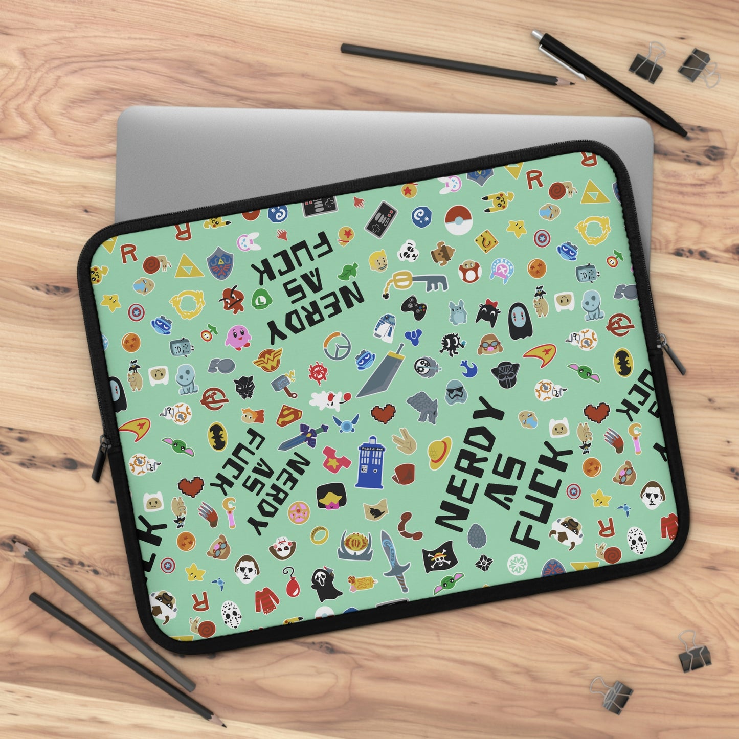 Nerdy AF Laptop Sleeve