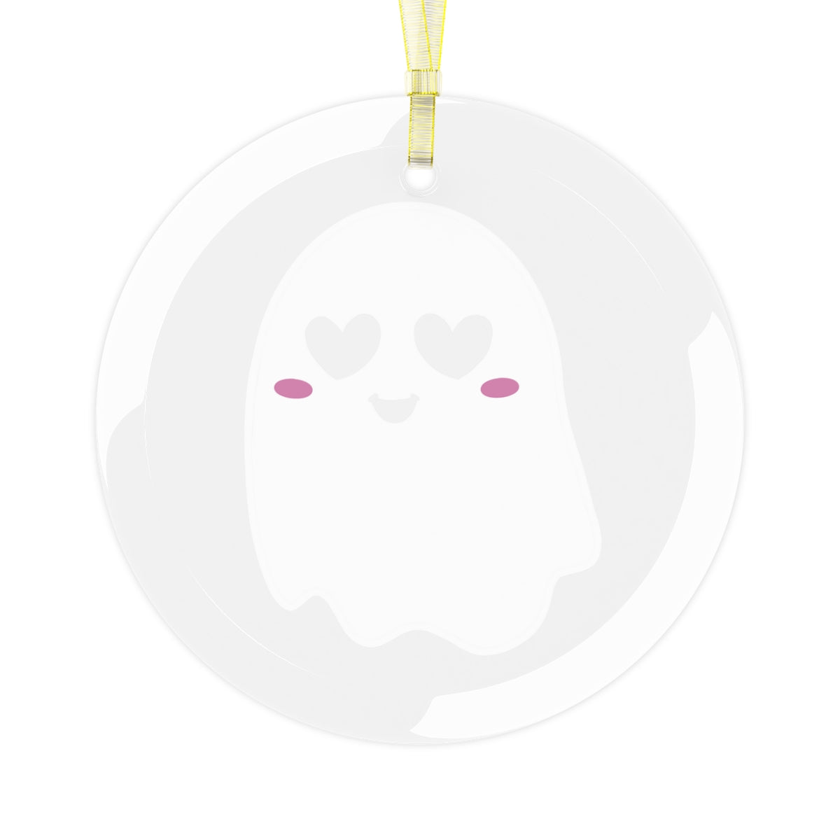 Ghost Glass Ornament