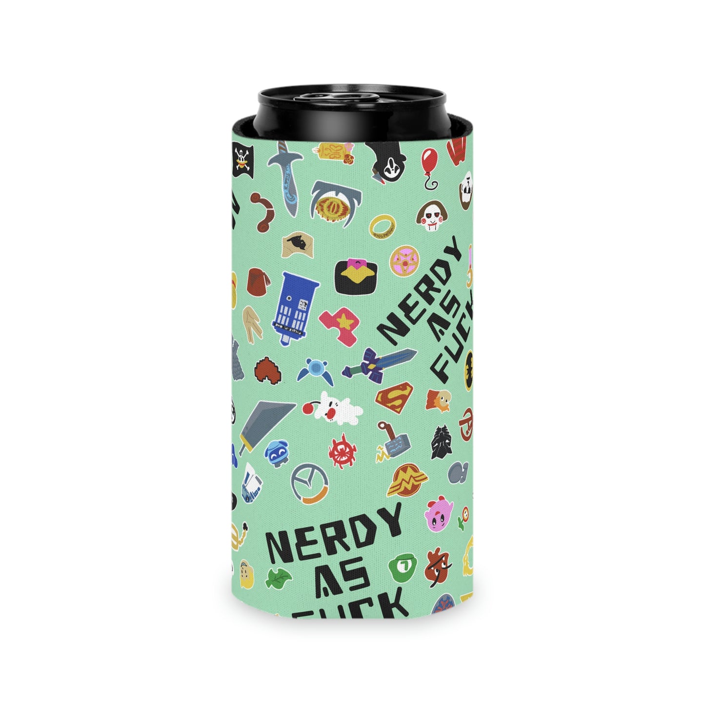 Nerdy AF Can Cooler