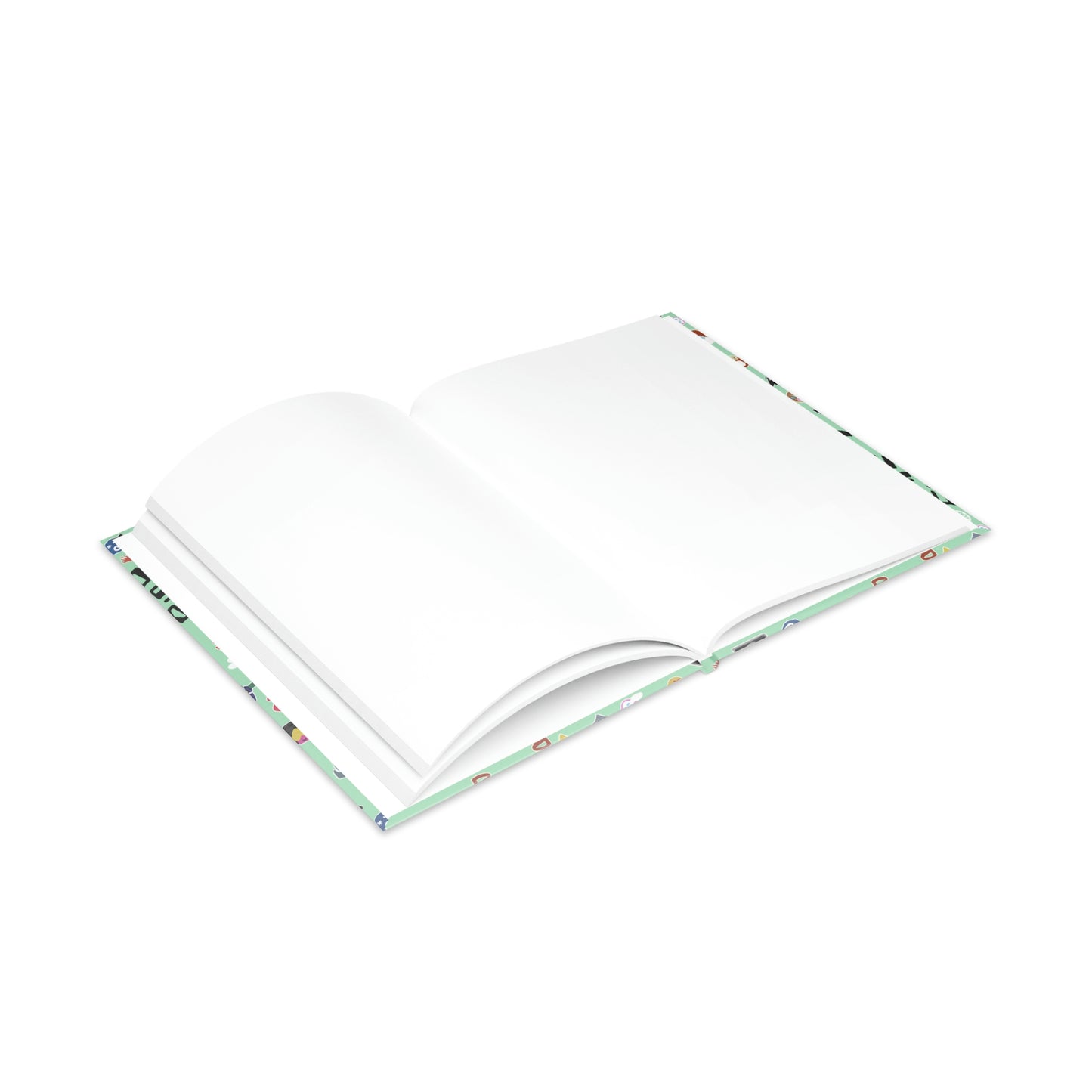 Nerdy AF Hardcover Notebook with Puffy Covers