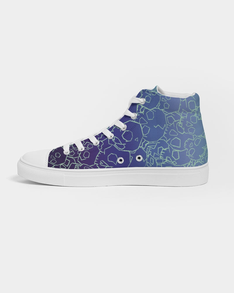 Skull Ocean Men's Hightop Canvas Shoe