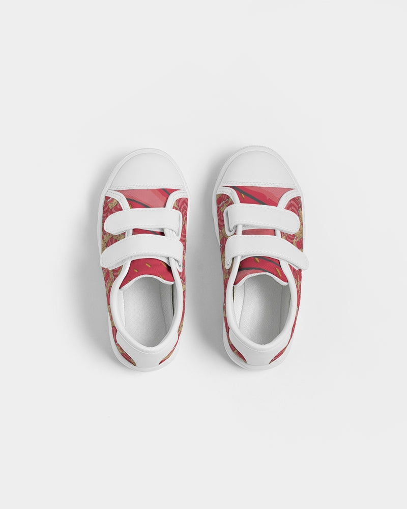 Strawberry Tart Kids Velcro Sneaker