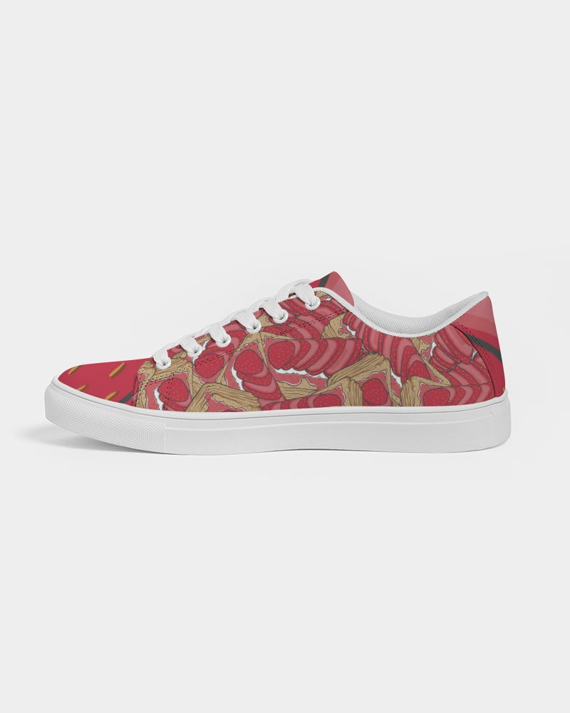 Strawberry Tart Women's Faux-Leather Sneaker