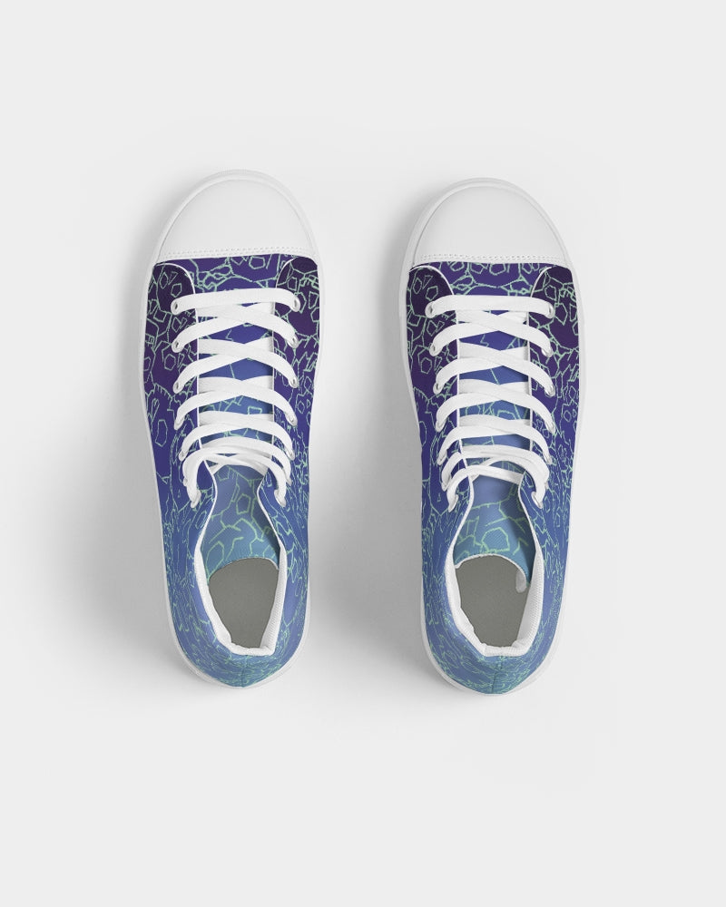 Skull Ocean Men's Hightop Canvas Shoe