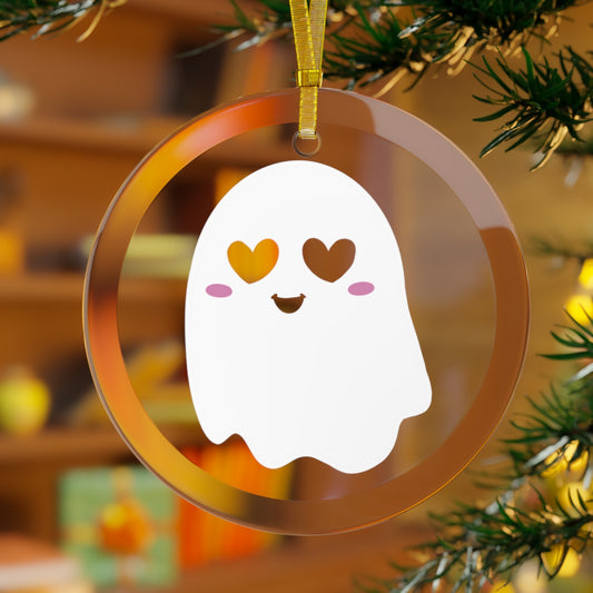 Ghost Glass Ornament