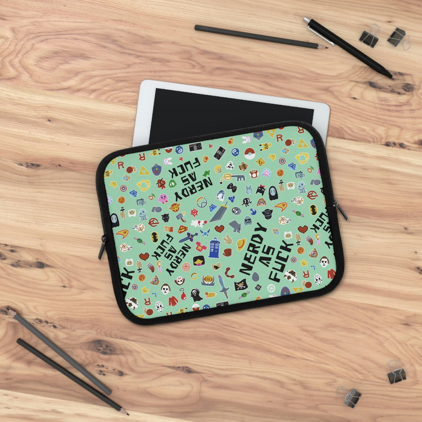 Nerdy AF Laptop Sleeve