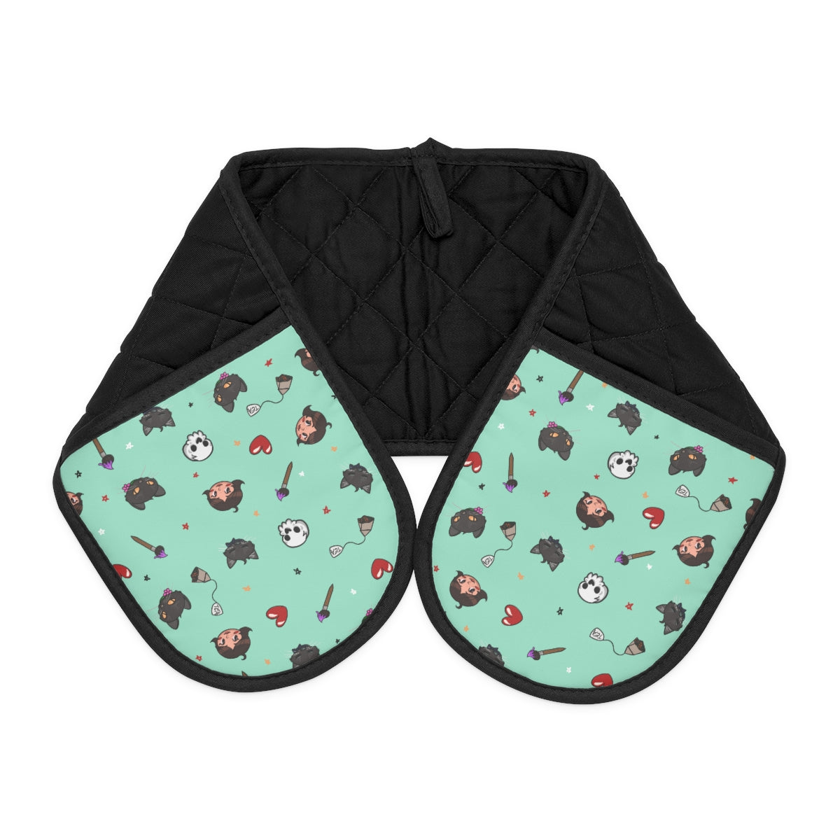 Jujudrawsart Oven Mitts