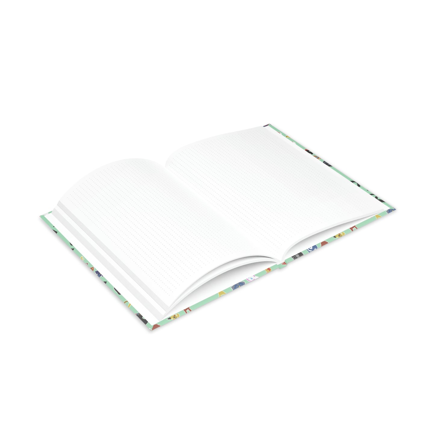 Nerdy AF Hardcover Notebook with Puffy Covers