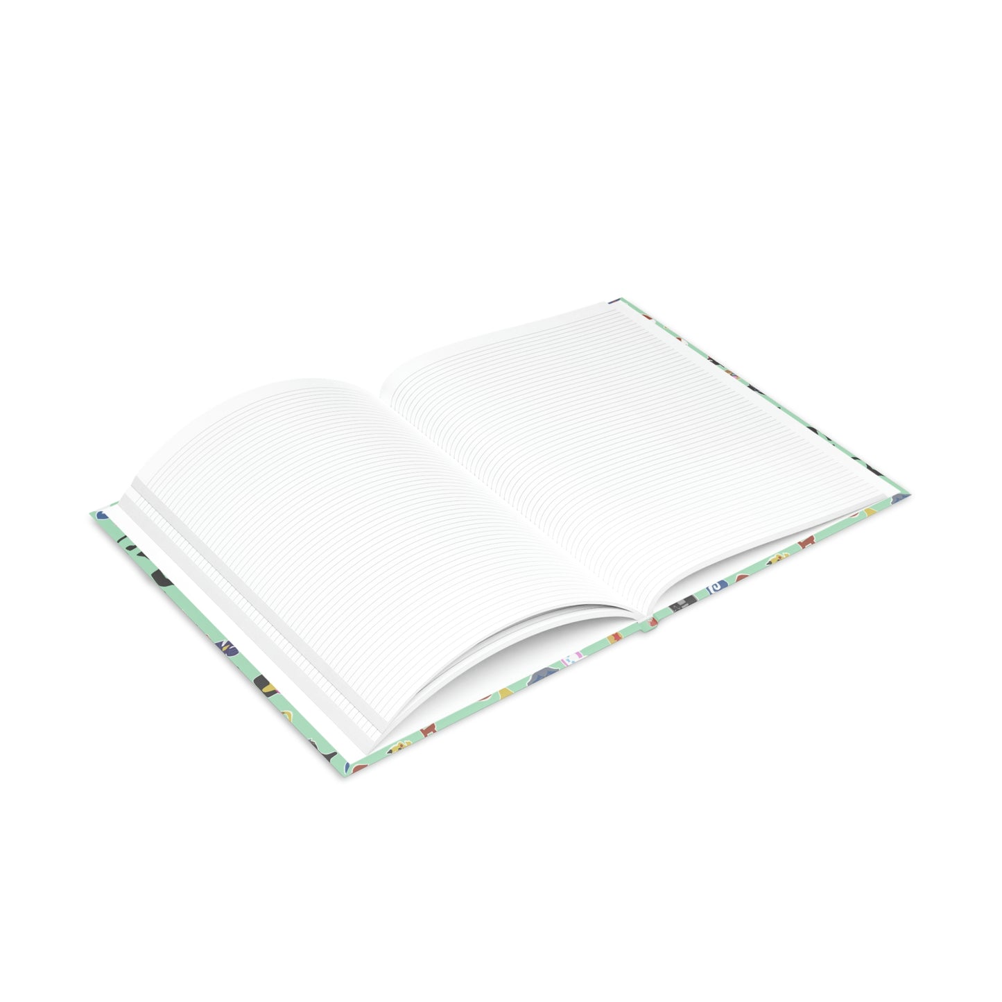 Nerdy AF Hardcover Notebook with Puffy Covers