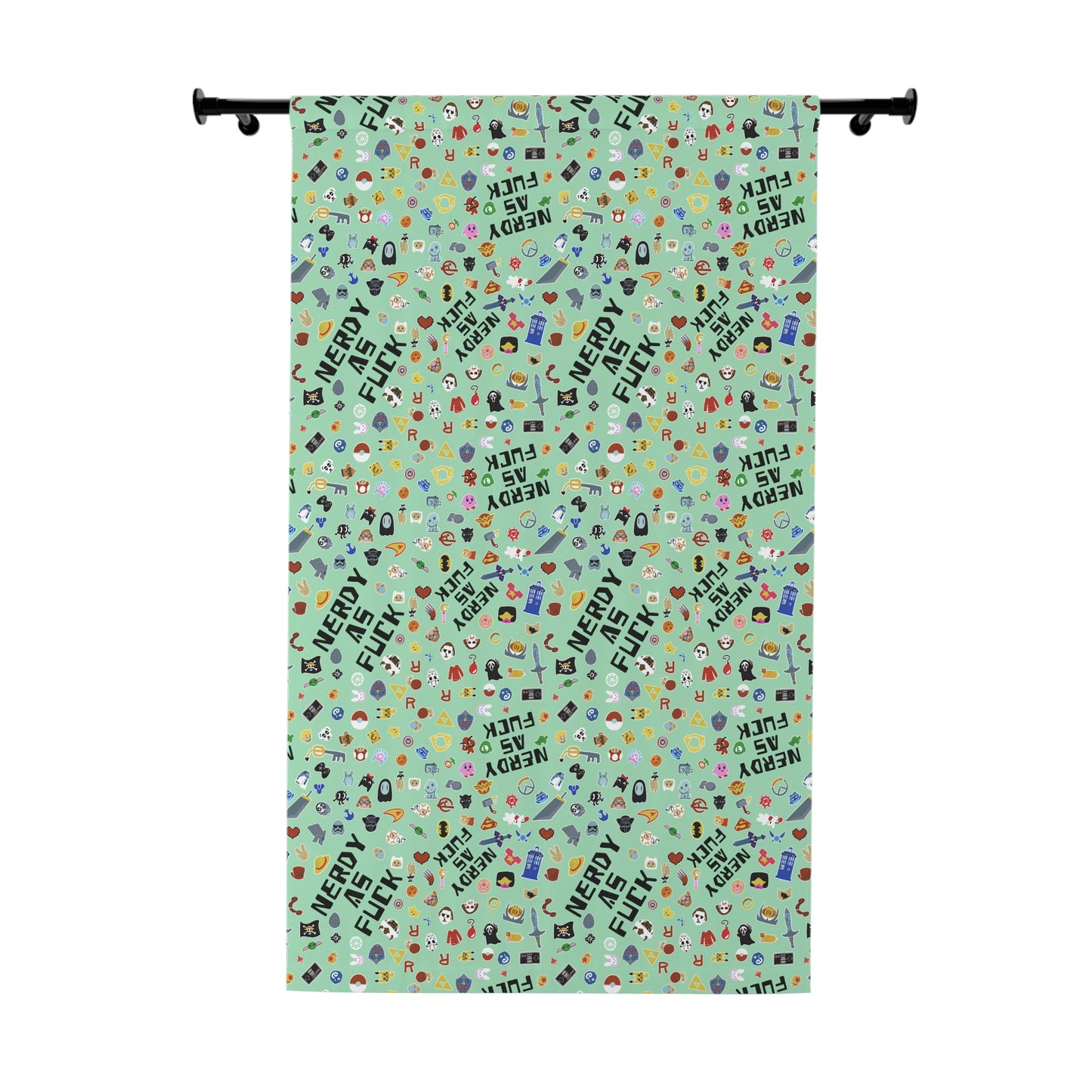 Nerdy AF Window Curtains (1 Piece)