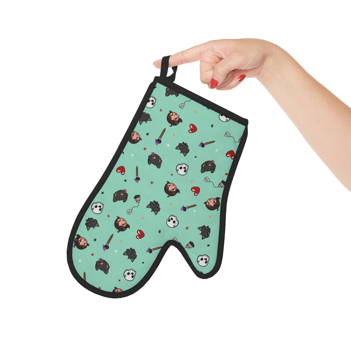 Jujudrawsart Oven Glove