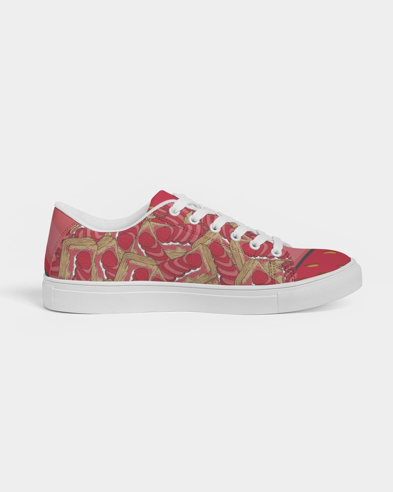 Strawberry Tart Women's Faux-Leather Sneaker