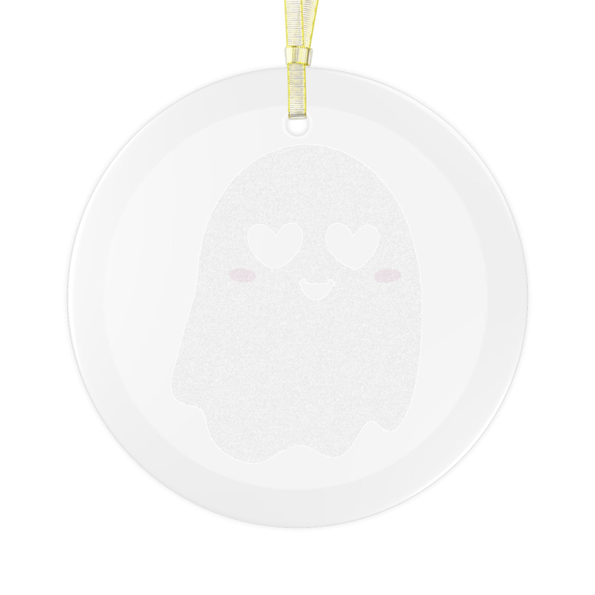 Ghost Glass Ornament