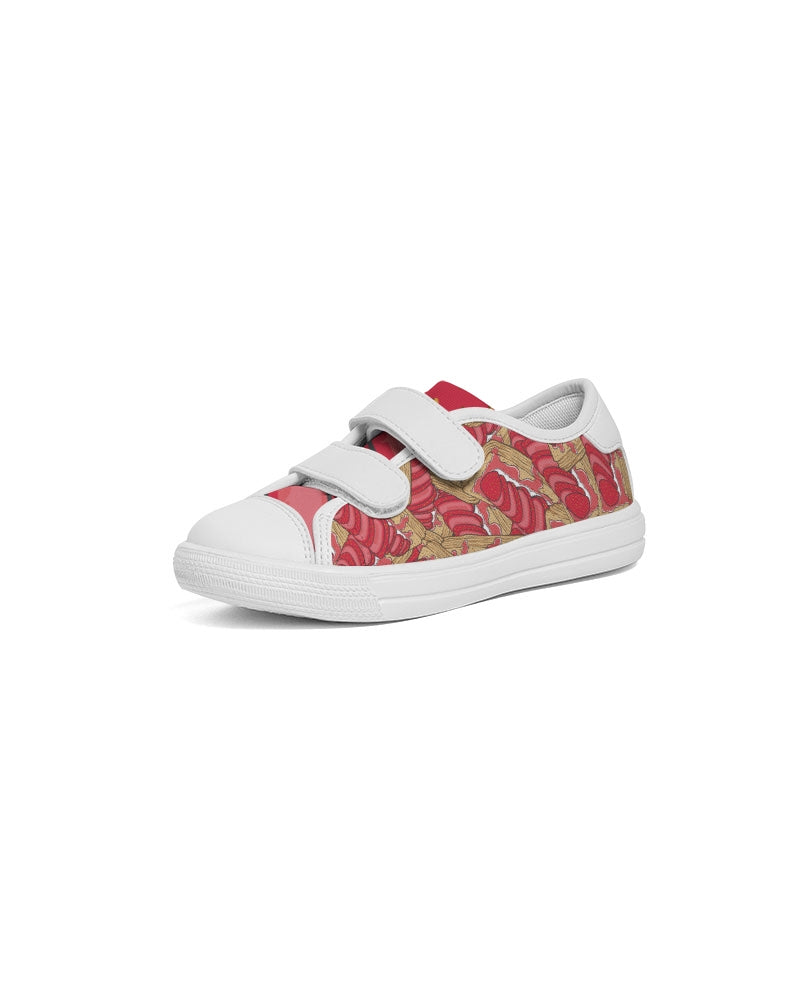 Strawberry Tart Kids Velcro Sneaker