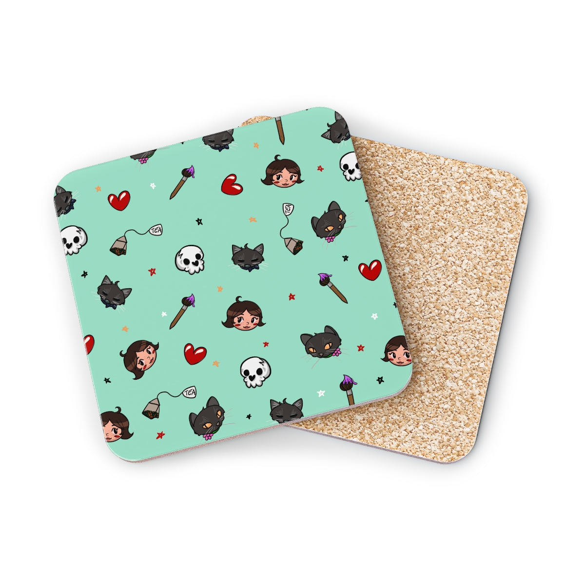 Jujudrawsart Coasters