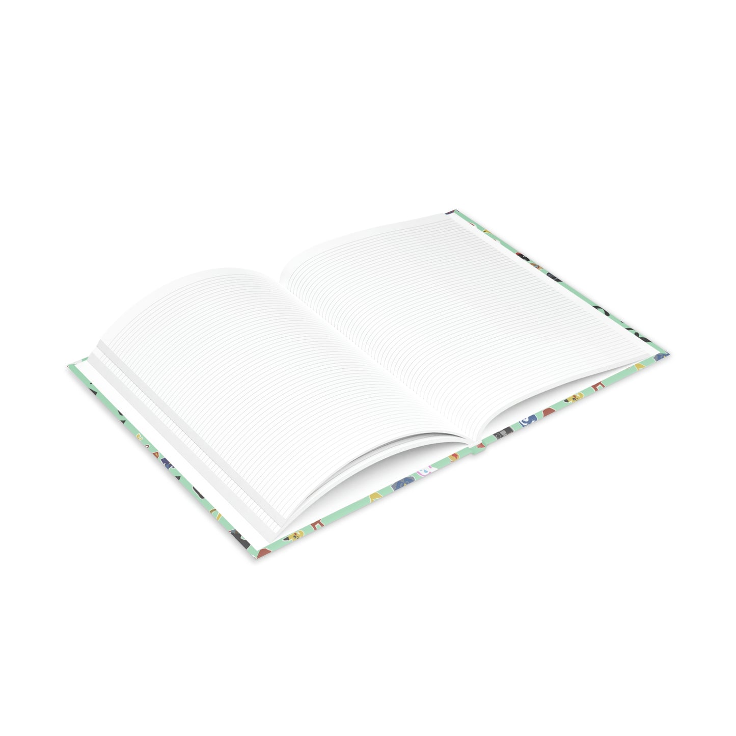 Nerdy AF Hardcover Notebook with Puffy Covers