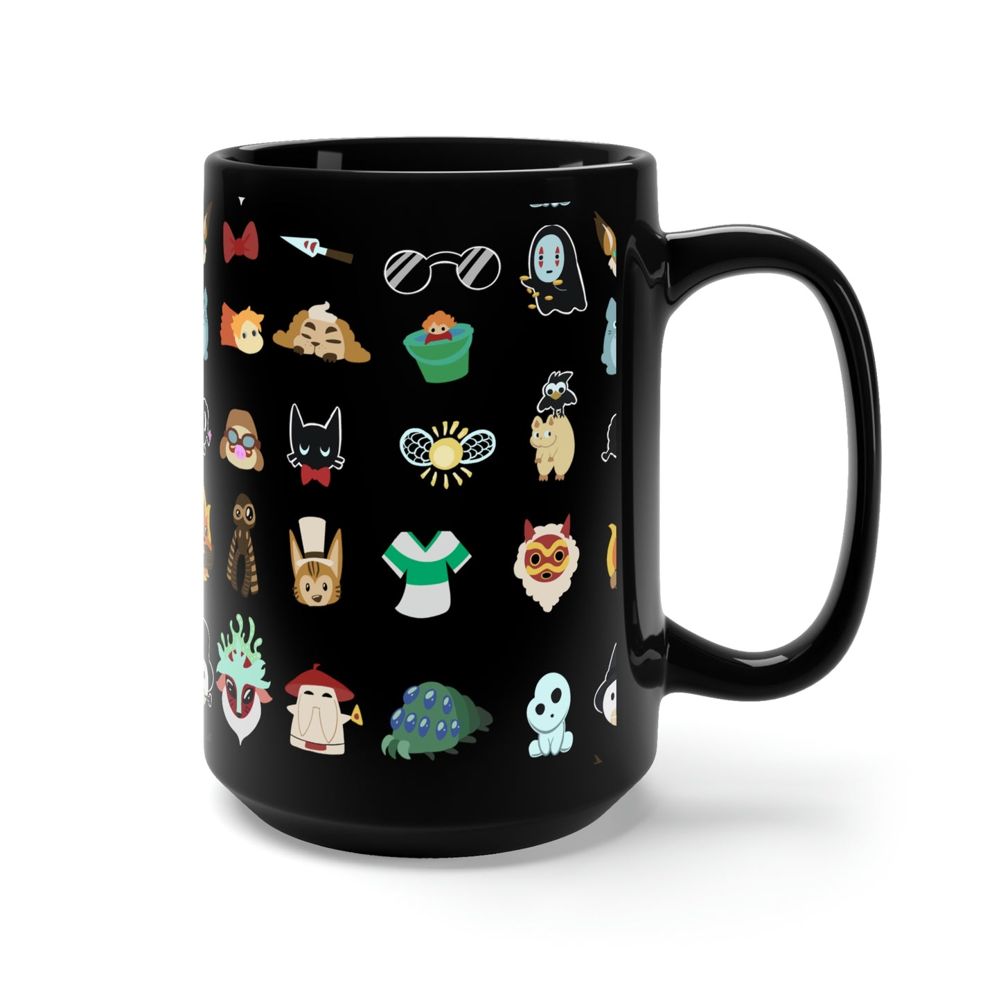 Pop Culture Black Mug 15oz