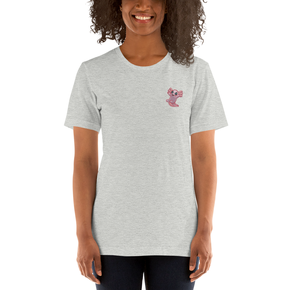 Axolotl embroidered t-shirt