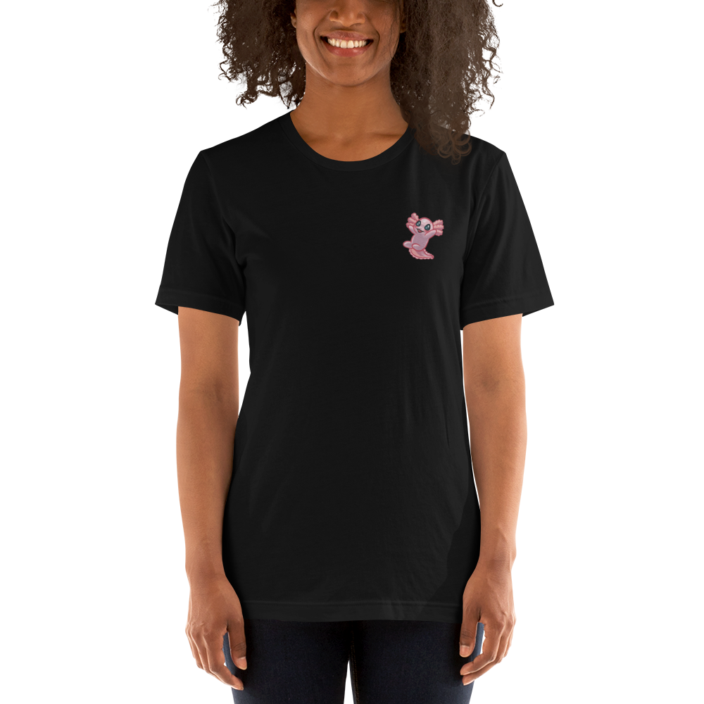 Axolotl embroidered t-shirt