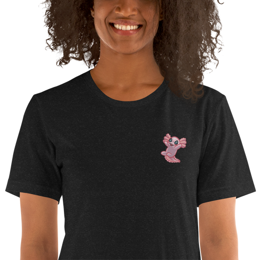 Axolotl embroidered t-shirt