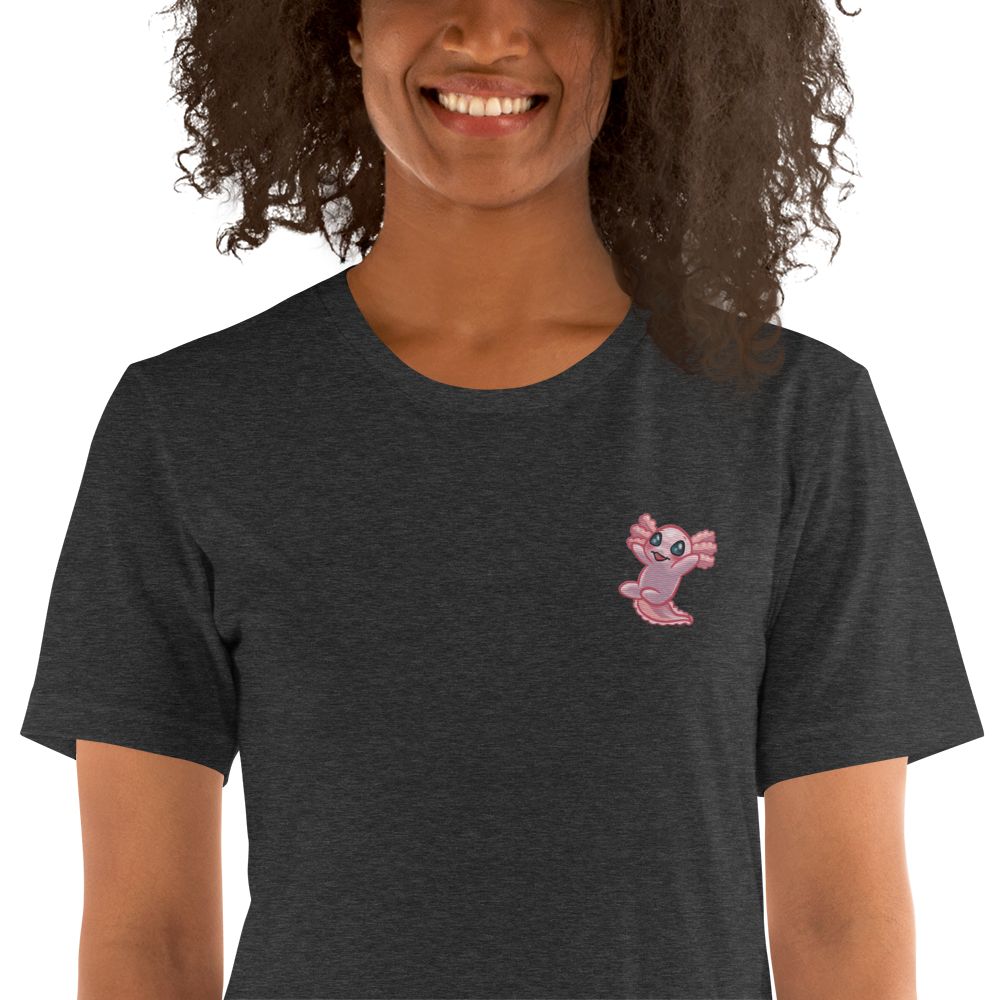 Axolotl embroidered t-shirt