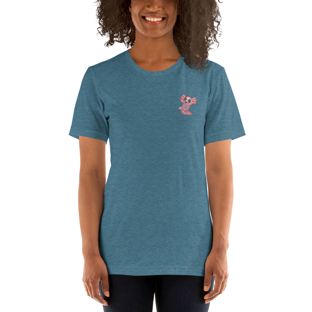 Axolotl embroidered t-shirt