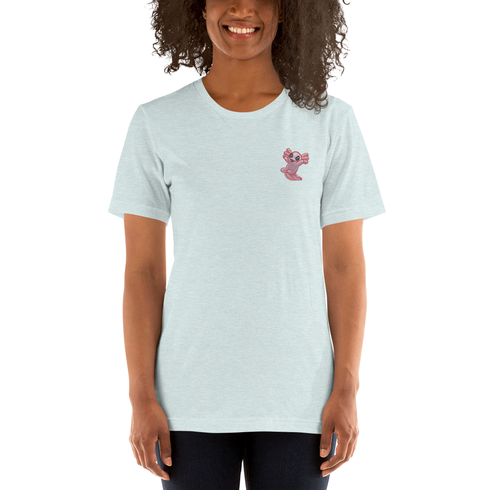 Axolotl embroidered t-shirt