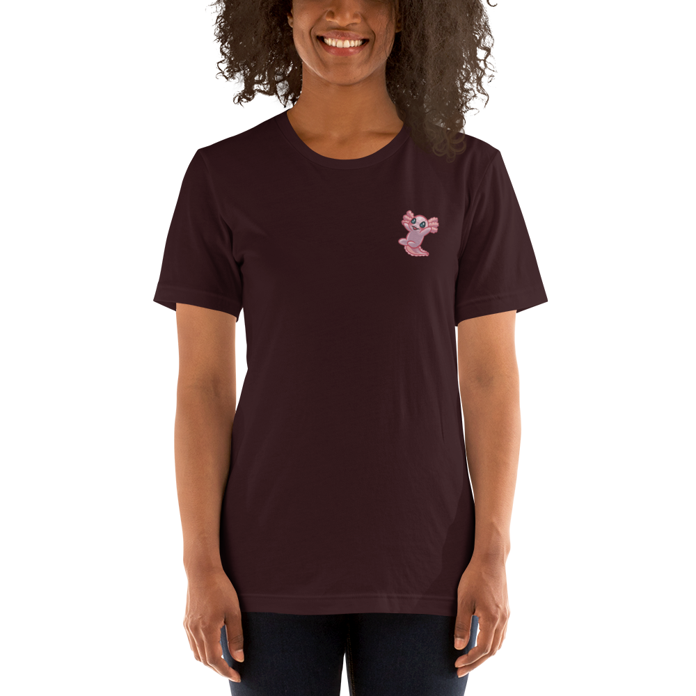 Axolotl embroidered t-shirt